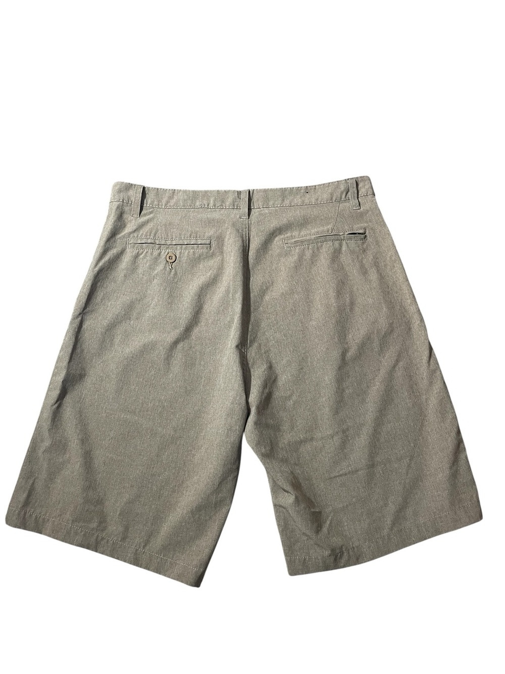 B8- U.S. Apparel Men's 36 Casual Tan Chino Shorts - Picture 2 of 4